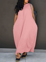 EVE Sport Hooded Sleeveless Maxi Dress QYMF-61008