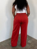 EVE Contrast Color Stripe Drawstring Pants HNIF-MC037
