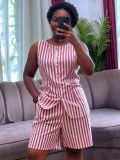 EVE Sleeveless Sleeveless Two Piece Shorts Set GMYU-11413