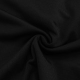 EVE Solid Color Long Sleeve Backless Mini Dress GSZM-D26DS232