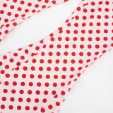 EVE Polka Dot Print Flare Pants GSZM-Q26PT084