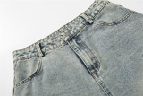 EVE Embroidered Puppy Denim Seventh Jeans GYLN-1386