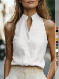 EVE V Neck Sleeveless Shirt GSRX-831