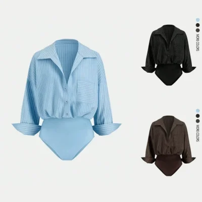 EVE Long Sleeve Stripe Shirt GSRX-877