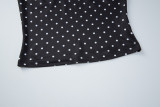 EVE Polka Dot Print Halterneck Tank Top LJSF-T6521677X
