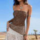 EVE Backless Irregular Sequin Tops GFRT-42282TBG