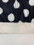 EVE Plus Size Stars Polka Dots Sport Pants Suit GAWE-5872