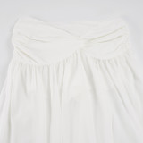 EVE Chiffon Split Solid Color Long Skirt GPKJ-MR49148