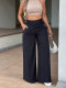 EVE Solid Color Loose Wide Leg Pants MIL-L338