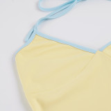 EVE Sport V Neck Tank Top 2 Piece Shorts Set GPKJ-MR49878