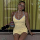 EVE Sport V Neck Tank Top 2 Piece Shorts Set GPKJ-MR49878