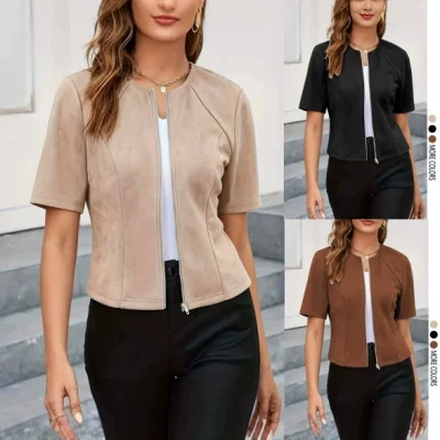 EVE Short-Sleeve Casual Biker Jacket GSRX-912