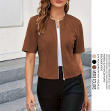 EVE Short-Sleeve Casual Biker Jacket GSRX-912