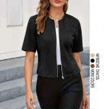 EVE Short-Sleeve Casual Biker Jacket GSRX-912