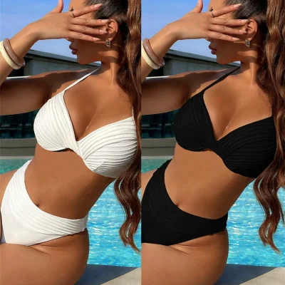 EVE Sexy Solid Color Underwire Bikini Swimsuit CSYZ-D533R