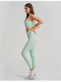 EVE Running Sports Yoga Bra And Long Pants Outfit Set YWHR-B6531+K6532