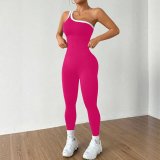 EVE Running Sports Yoga Single Shoulder Strap Jumpsuits YWHQ-W25135