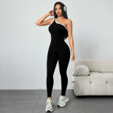 EVE Running Sports Yoga Single Shoulder Strap Jumpsuits YWHQ-W25135