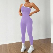EVE Running Sports Yoga Single Shoulder Strap Jumpsuits YWHQ-W25135