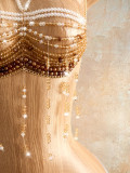 EVE Beaded Bra Chain Top GZYY-25451