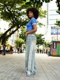 EVE Plus Size Loose Patchwork Jeans GYLN-1617