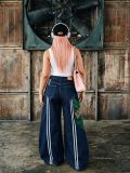 EVE Plus Size Patchwork Graffiti And Print Loose Jeans GYLN-0824