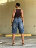 EVE Plus Size Patchwork Fifth Jeans GYLN-0331