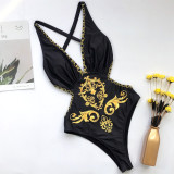 EVE Sexy Print One Piece Swimsuit CSYZ-B55