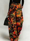 EVE Camouflage Print Loose Jeans OD-8782