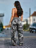 EVE Fashion Camouflage Print Loose Jeans SH-391558