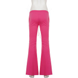 EVE Letter Print Drawstring Sport Pants GPKJ-MR49453