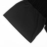 EVE Off Shoulder Solid Color Mini Dress GSBW-Q26DS063