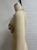 EVE Sexy Hollow Out Colorful Beaded Body Chain GZYY-B23228