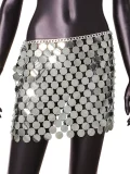 EVE Sexy Sequin Mini Skirt GZYY-20217