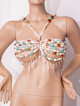 EVE Beaded Halterneck Bra Top  GZYY-25085