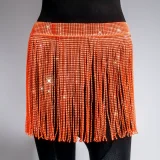 EVE Rhinestone Fishnet Patchwork Skirt GZYY-1166