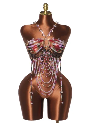 EVE Sexy Halterneck Colorful Body Chain GZYY-B25849