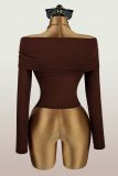 EVE One Shoulder Long Sleeve T Shirts YWXS-K25L1694