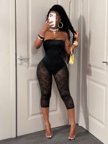 EVE Lace See Through Backless Seventh Jumpsuit GHYX-TXY5424