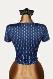 EVE Short Sleeve Polka Dot Print T Shirts GXIY-K26L2620