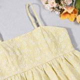 EVE Jacquard Backless Spaghetti-Strap Top GFRT-60482TBZ