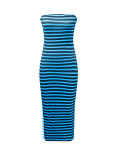 EVE Stripe Knits Split Tube Top Dress ZDF-33537