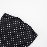 EVE Polka Dot Print Tube Top Mini Skirt 2 Piece Set GDSF-D26ST233
