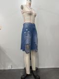 EVE Fashion Holes Denim Shorts OD-8786
