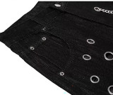 EVE Plus Size Metal Ring Rivet Chain Jeans GYLN-9088