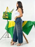 EVE Plus Size Starry Sky Diamonds Loose Jeans GYLN-9081