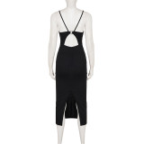 EVE Sexy Hollow Out Sling Mini Dress GPKJ-MR50201