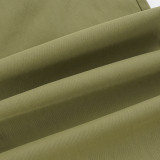 EVE Solid Color Casual Straigh Pants GPKJ-MR49713