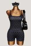 EVE Polka Dot Print Sport Two Piece Short Set GXIY-K26L2594