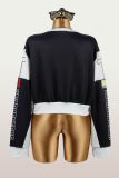 EVE Letter Print Long Sleeve Tops YWXS-K25L1300